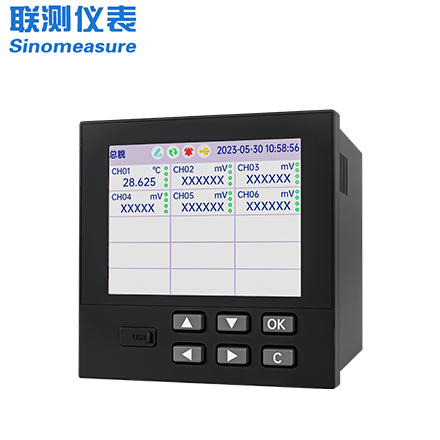 聯(lián)測(cè)_SIN-RN3000-1_18 路萬(wàn)能模擬輸入 3.5 英寸彩色液晶屏無(wú)紙記錄儀_溫度_壓力_多種參數(shù)